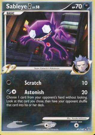 Sableye G 41 147 Rare Platinum Supreme Victors Singles Sableye G 41 147 Rare Platinum Supreme Victors Singles