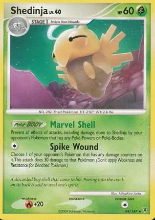 Shedinja 44 147 Rare Shedinja 44 147 Rare