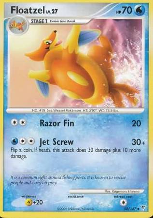 Floatzel 58 147 Uncommon Platinum Supreme Victors Singles Floatzel 58 147 Uncommon Platinum Supreme Victors Singles