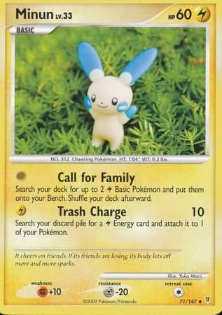Minun 71 147 Uncommon Platinum Supreme Victors Singles Minun 71 147 Uncommon Platinum Supreme Victors Singles