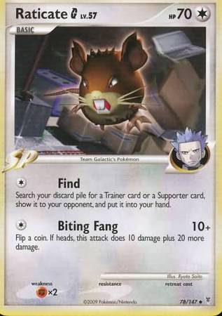 Raticate G 78 147 Uncommon Platinum Supreme Victors Singles Raticate G 78 147 Uncommon Platinum Supreme Victors Singles
