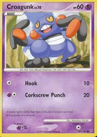 Croagunk 101 147 Common Platinum Supreme Victors Singles Croagunk 101 147 Common Platinum Supreme Victors Singles