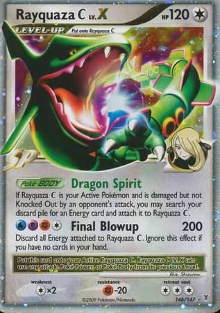 Rayquaza C Lv X Platinum Supreme Victors Pokemon Trollandtoad