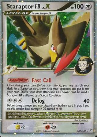 Pokémon Platinum Staraptor Pokémon X e Y Ash Ketchum, cartões