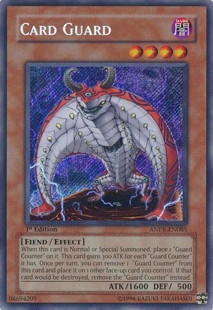 Card Guard ANPR EN085 Secret Rare 1st Edition Ancient Prophecy ANPR 1st Edition Singles Card Guard ANPR EN085 Secret Rare 1st Edition Ancient Prophecy ANPR 1st Edition Singles