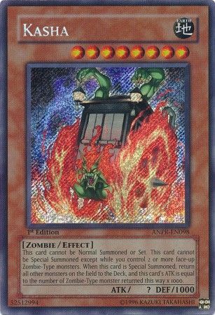Kasha ANPR EN098 Secret Rare 1st Edition Kasha ANPR EN098 Secret Rare 1st Edition