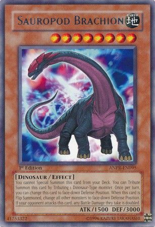 Sauropod Brachion ANPR EN095 Rare 1st Edition Sauropod Brachion ANPR EN095 Rare 1st Edition