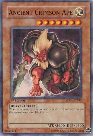 Ancient Crimson Ape - Yugioh | TrollAndToad