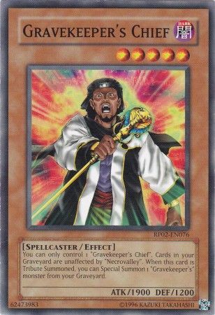 Gravekeeper s Chief RP02 EN076 Common Retro Pack 2 RP02 Gravekeeper s Chief RP02 EN076 Common Retro Pack 2 RP02