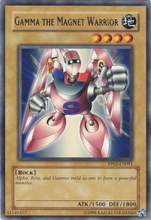 Gamma the Magnet Warrior RP02 EN091 Rare Gamma the Magnet Warrior RP02 EN091 Rare