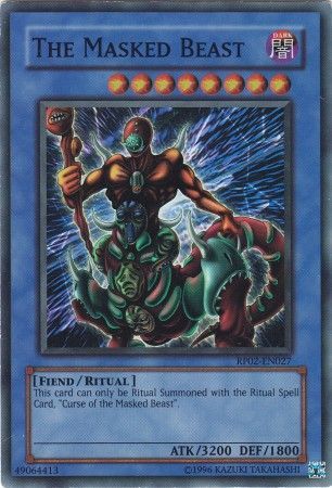 The Masked Beast RP02 EN027 Super Rare The Masked Beast RP02 EN027 Super Rare