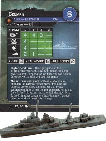 20 Gromkiy War at Sea Flank Speed Common 20 Gromkiy War at Sea Flank Speed Common