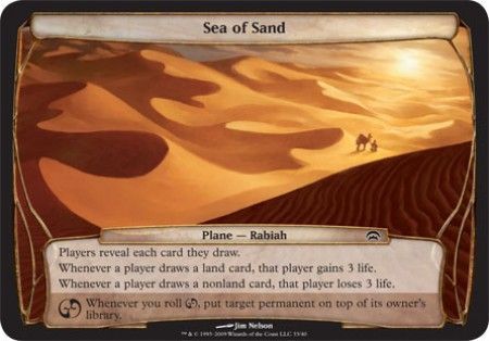 Sea of Sand Oversized Card Sea of Sand Oversized Card