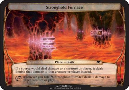 Stronghold Furnace Oversized Card Planechase Singles Stronghold Furnace Oversized Card Planechase Singles