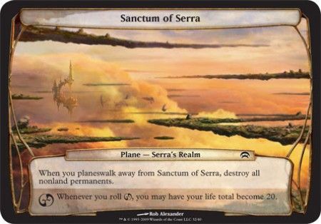 Sanctum of Serra Oversized Card Planechase Singles Sanctum of Serra Oversized Card Planechase Singles