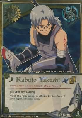 Kabuto Yakushi Covert Operative 152 Unbound Power Promo Unbound Power Collector s Tin Kabuto Yakushi Covert Operative 152 Unbound Power Promo Unbound Power Collector s Tin