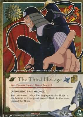 The Third Hokage Addressing Past Wrongs 163 Unbound Power Promo Unbound Power Collector s Tin The Third Hokage Addressing Past Wrongs 163 Unbound Power Promo Unbound Power Collector s Tin