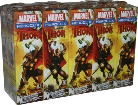Hammer of Thor Case of 2 Booster Bricks Marvel Heroclix Heroclix Sealed Product Hammer of Thor Case of 2 Booster Bricks Marvel Heroclix Heroclix Sealed Product