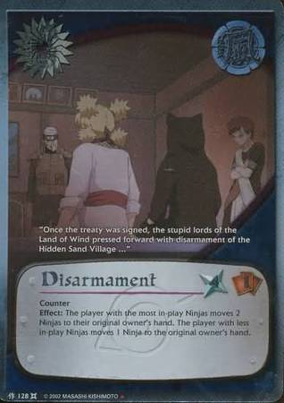 Disarmament 128 Foil Platinum Lettering Promo Naruto CCG Promos Disarmament 128 Foil Platinum Lettering Promo Naruto CCG Promos