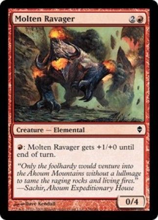 Molten Ravager Zendikar Singles Molten Ravager Zendikar Singles