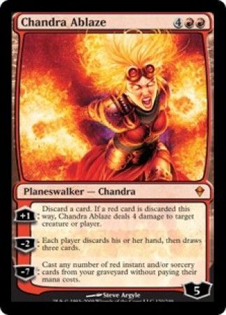 Chandra Ablaze Zendikar Singles Chandra Ablaze Zendikar Singles