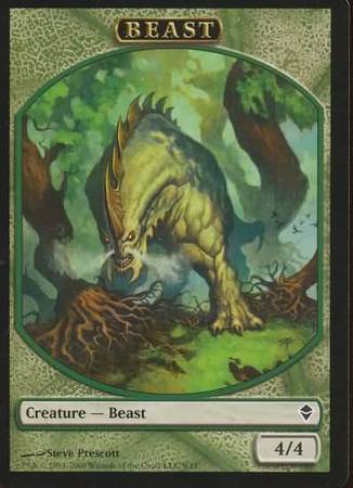 Beast Token Zendikar Zendikar Singles Beast Token Zendikar Zendikar Singles