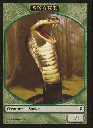 Snake Token Zendikar Snake Token Zendikar
