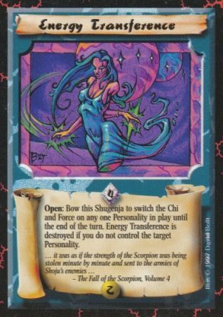 Energy Transference Scorpion Clan Coup 1 Energy Transference Scorpion Clan Coup 1