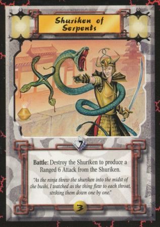 Shuriken of Serpents Shuriken of Serpents