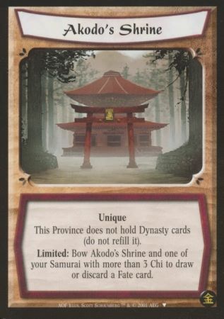 Akodo s Shrine Akodo s Shrine