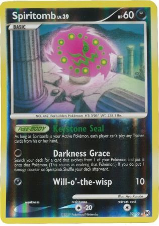 Spiritomb - Platinum - Arceus #32 Pokemon Card