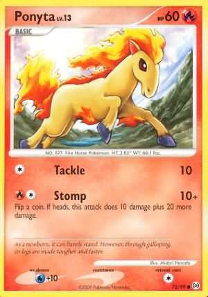 Ponyta 72 99 Common Platinum Arceus Singles Ponyta 72 99 Common Platinum Arceus Singles