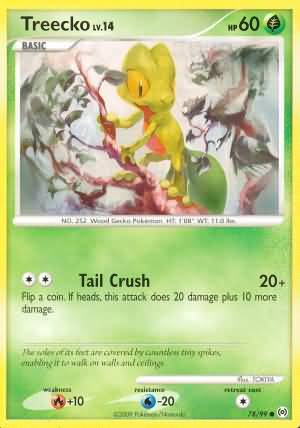Treecko 78 99 Common Platinum Arceus Singles Treecko 78 99 Common Platinum Arceus Singles