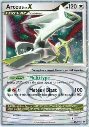 Arceus LV.X - Platinum Arceus Pokémon card 94/99