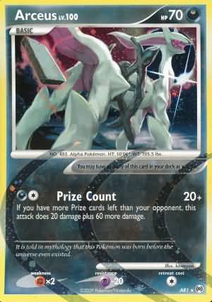 Arceus LV.X holo - Diamond & Pearl Promos Pokémon card DP53