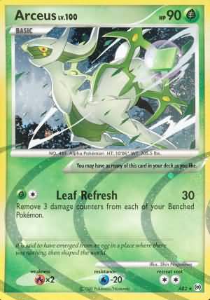 Arceus AR AR4  Pokemon TCG POK Cards