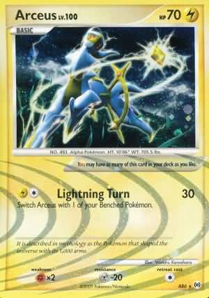 Arceus - AR6 - Holo Rare