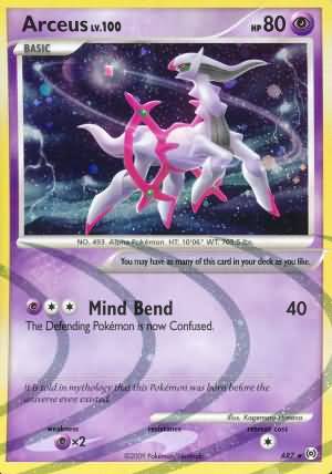 Dark Arceus X Card, this is one of the rarest cards ever, pokemon  platinum