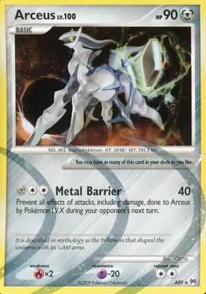 Arceus LV.X - DP56 - Ultra Rare