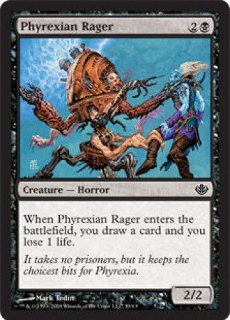 Phyrexian Rager Duel Decks Garruk vs Liliana Singles Phyrexian Rager Duel Decks Garruk vs Liliana Singles
