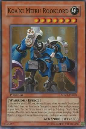 Koa ki Meiru Rooklord SOVR EN028 Super Rare 1st Edition Stardust Overdrive SOVR 1st Edition Singles Koa ki Meiru Rooklord SOVR EN028 Super Rare 1st Edition Stardust Overdrive SOVR 1st Edition Singles