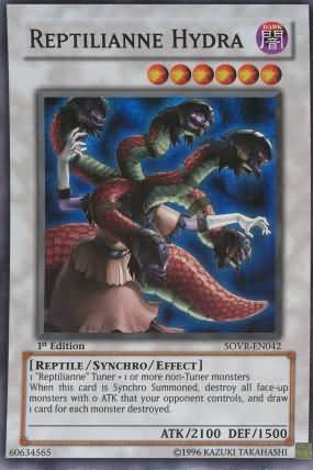 Reptilianne Hydra SOVR EN042 Super Rare 1st Edition Reptilianne Hydra SOVR EN042 Super Rare 1st Edition