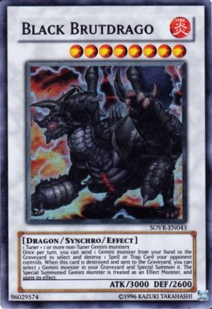 Black Brutdrago SOVR EN043 Super Rare 1st Edition Stardust Overdrive SOVR 1st Edition Singles Black Brutdrago SOVR EN043 Super Rare 1st Edition Stardust Overdrive SOVR 1st Edition Singles