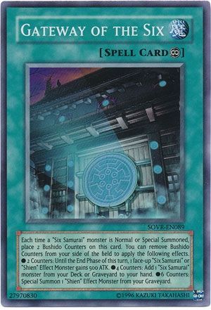 Gateway of the Six SOVR EN089 Super Rare 1st Edition Gateway of the Six SOVR EN089 Super Rare 1st Edition