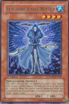 Fortune Lady Water SOVR EN010 Rare 1st Edition Fortune Lady Water SOVR EN010 Rare 1st Edition