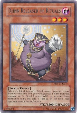 Djinn Releaser of Rituals SOVR EN037 Rare 1st Edition Djinn Releaser of Rituals SOVR EN037 Rare 1st Edition