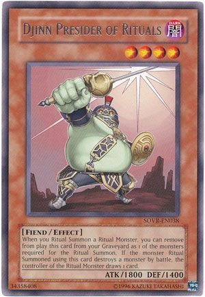 Djinn Presider of Rituals SOVR EN038 Rare 1st Edition Djinn Presider of Rituals SOVR EN038 Rare 1st Edition