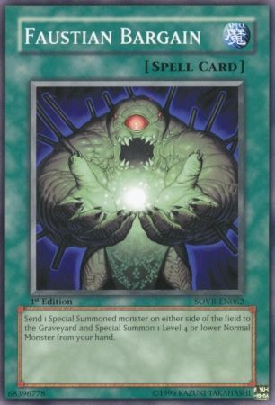 Faustian Bargain - Yugioh | TrollAndToad