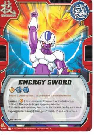 Energy Sword TE 159 Uncommon Dragon Ball Clash of Sagas Energy Sword TE 159 Uncommon Dragon Ball Clash of Sagas