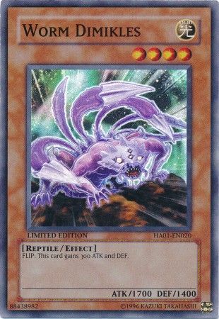 WORM DIMIKLES HA01-EN020 1st EDITION 2009 SERIES SUPER RARE YTCG